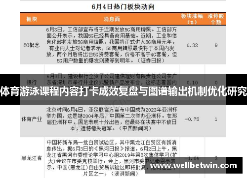 体育游泳课程内容打卡成效复盘与图谱输出机制优化研究
